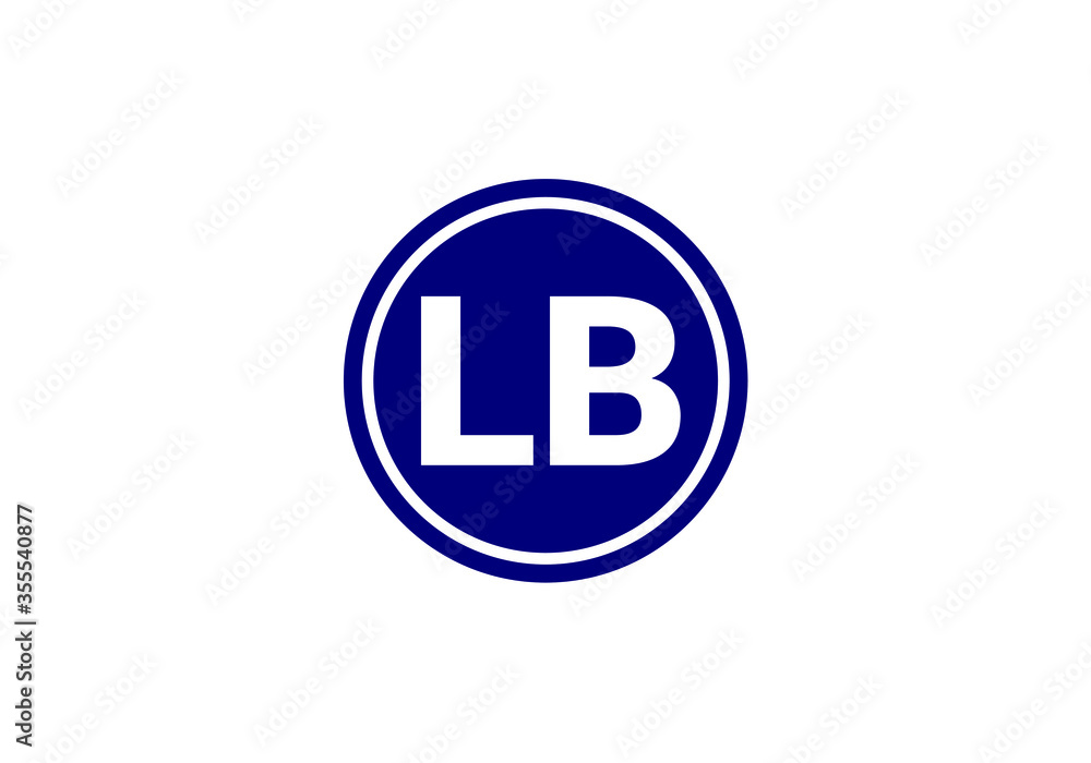 Initial Monogram Letter LB Logo Design Vector Template. L B Letter Logo Design Initial Monogram Letter LB Logo Design Vector Template. L B Letter Logo Design