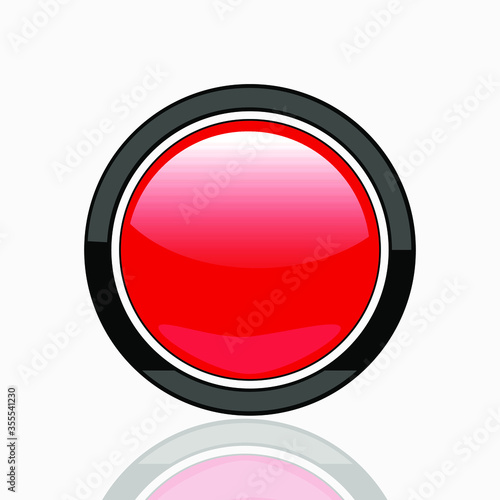 Free Download Red web button, vector format - GFXLoad