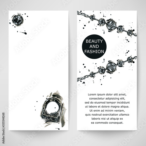 Abstract background. Fashion illustration. Beauty and fashion.