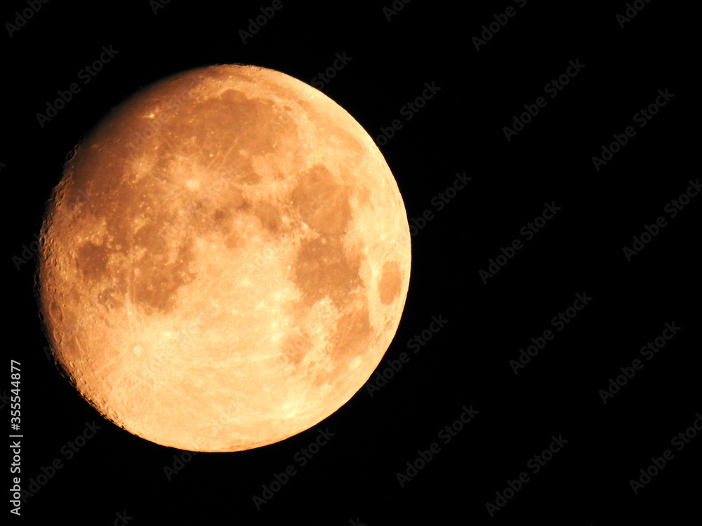 Obraz premium Full moon in night sky