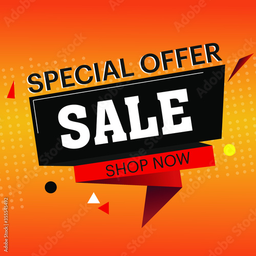 special offer banner , Vector format
