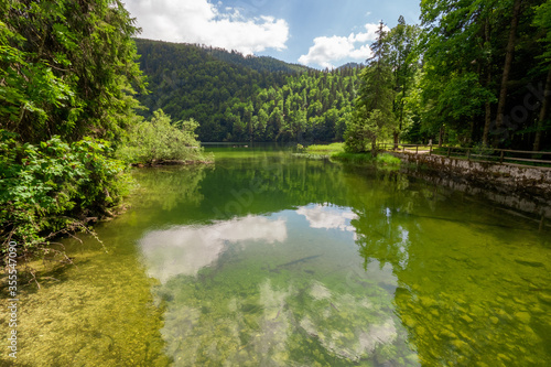 Scenic view of the legendary Lake Toplitz, Ausseer Land region, Styria, Austria