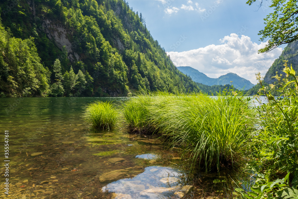 Scenic view of the legendary Lake Toplitz, Ausseer Land region, Styria, Austria