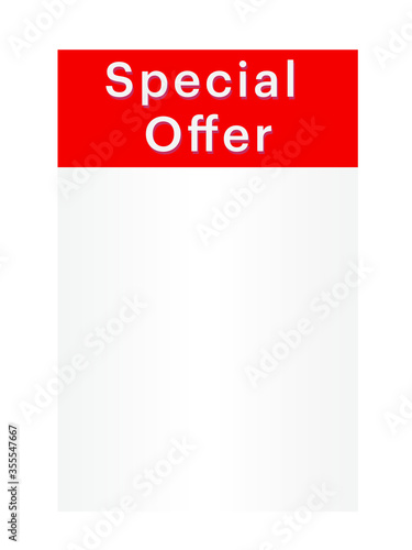 Details about special offer price , vector format