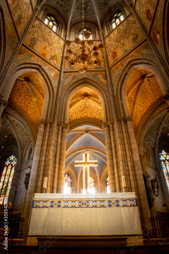 interior of Uppsala cathedral Sweden