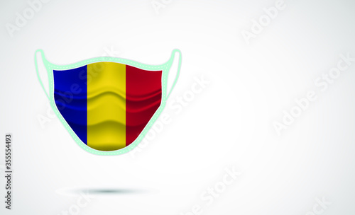Free Download National flag-themed masks, masks set against national flags - GFXLoad