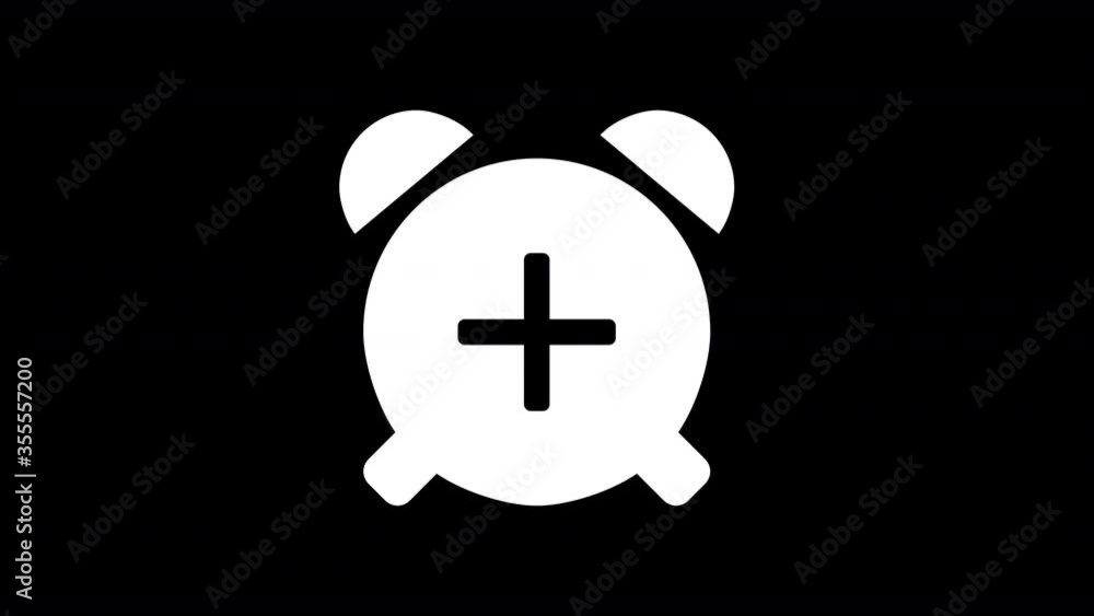 From the Glitch effect arises alarm plus symbol. Then the TV turns off. Alpha channel Premultiplied - Matted with color black From the Glitch effect arises alarm plus symbol. Then the TV turns off. Alpha channel Premultiplied - Matted with color black