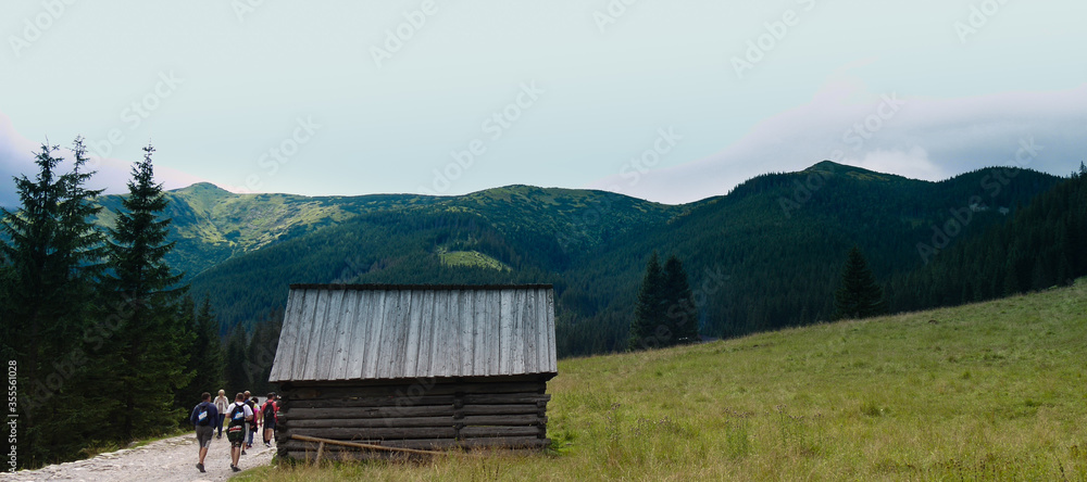 old house in the mountains