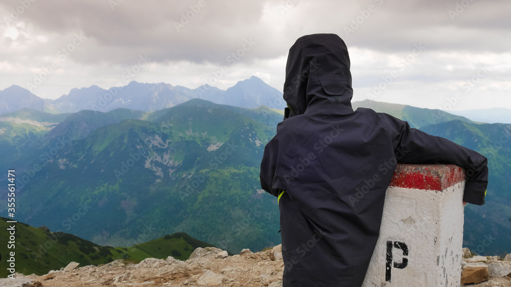 panorama tatr from the peak of Kondracka of the Stack