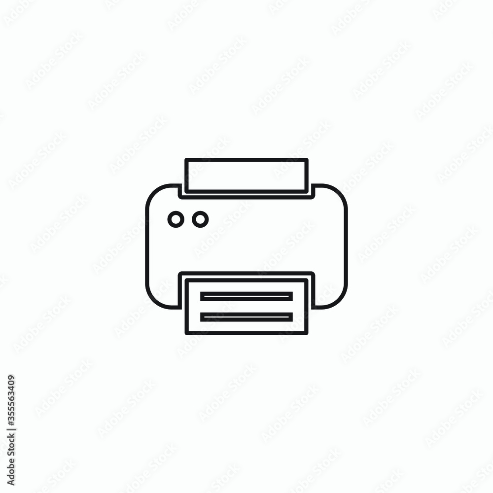 printer icon vector printer icon vector