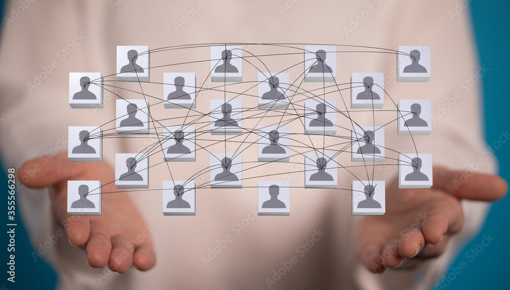 organization chart team concept networking group organization chart team concept networking group