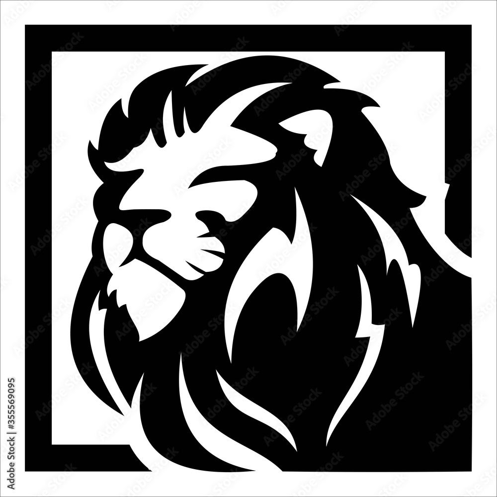 Creative Abstract Lion Logo. Unique Lion Logo Designs Vector Creative Abstract Lion Logo. Unique Lion Logo Designs Vector