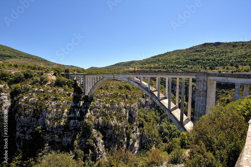 View of the Verdon canyon