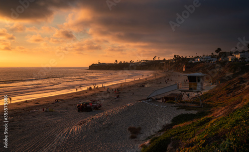 North Pacific Beach San Diego coast sunset
