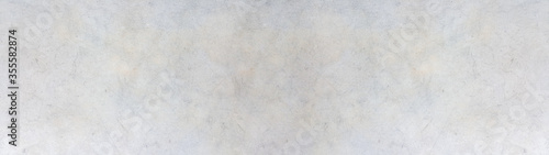 Close up texture of white concrete wall or grunge wall texture in panoramic view use for web design and wallpaper background