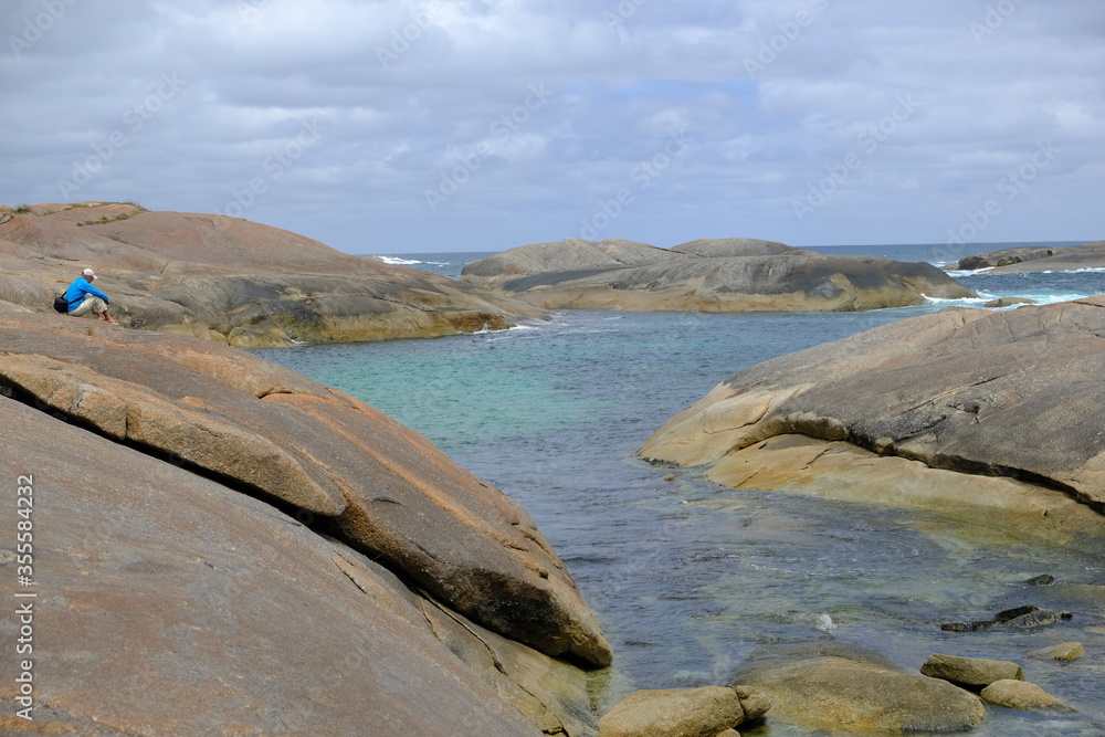 Western Australia William Bay National Park - Rocky coastal landscape at Elephant Rocks Western Australia William Bay National Park - Rocky coastal landscape at Elephant Rocks