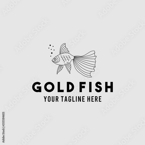 Gold fish professional logo design