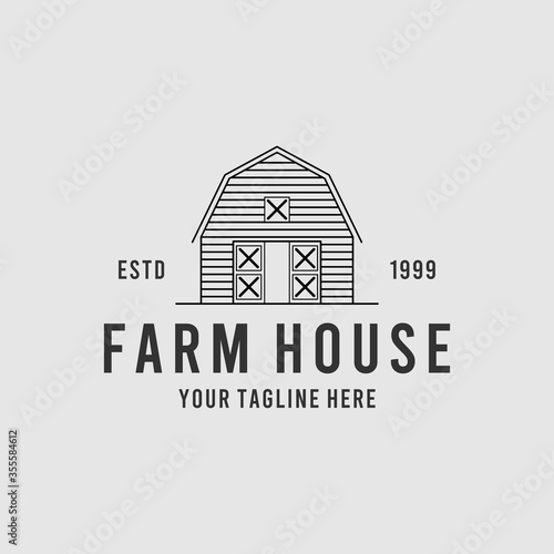 Vintage Farm house creative logo design