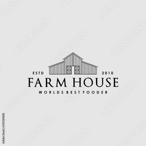 Vintage Farm house creative logo design