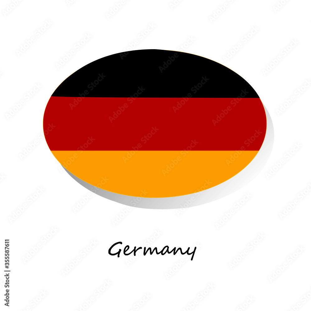 The flag of Germany's national. For banner, tempate, icon, media. The flag of Germany's national. For banner, tempate, icon, media.