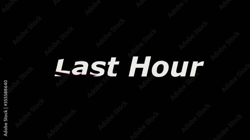 Sale promotion message with glitch effect animation for sale promotion advertising Sale promotion message with glitch effect animation for sale promotion advertising