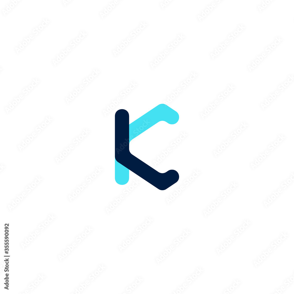 logo letter k monogram with a unique design logo letter k monogram with a unique design