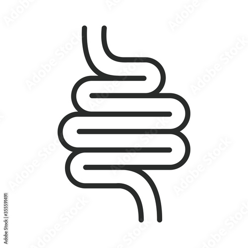 intestine icon vector design illustration