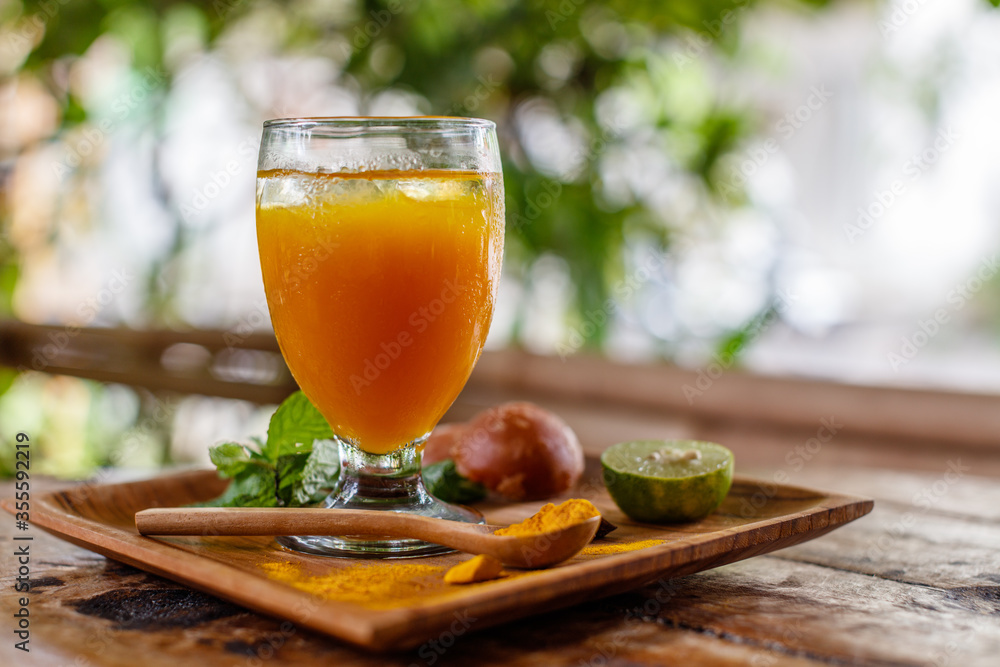 Fototapeta premium A glass of Jamu 