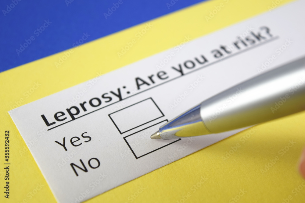 Obraz premium Questionnaire about health problems