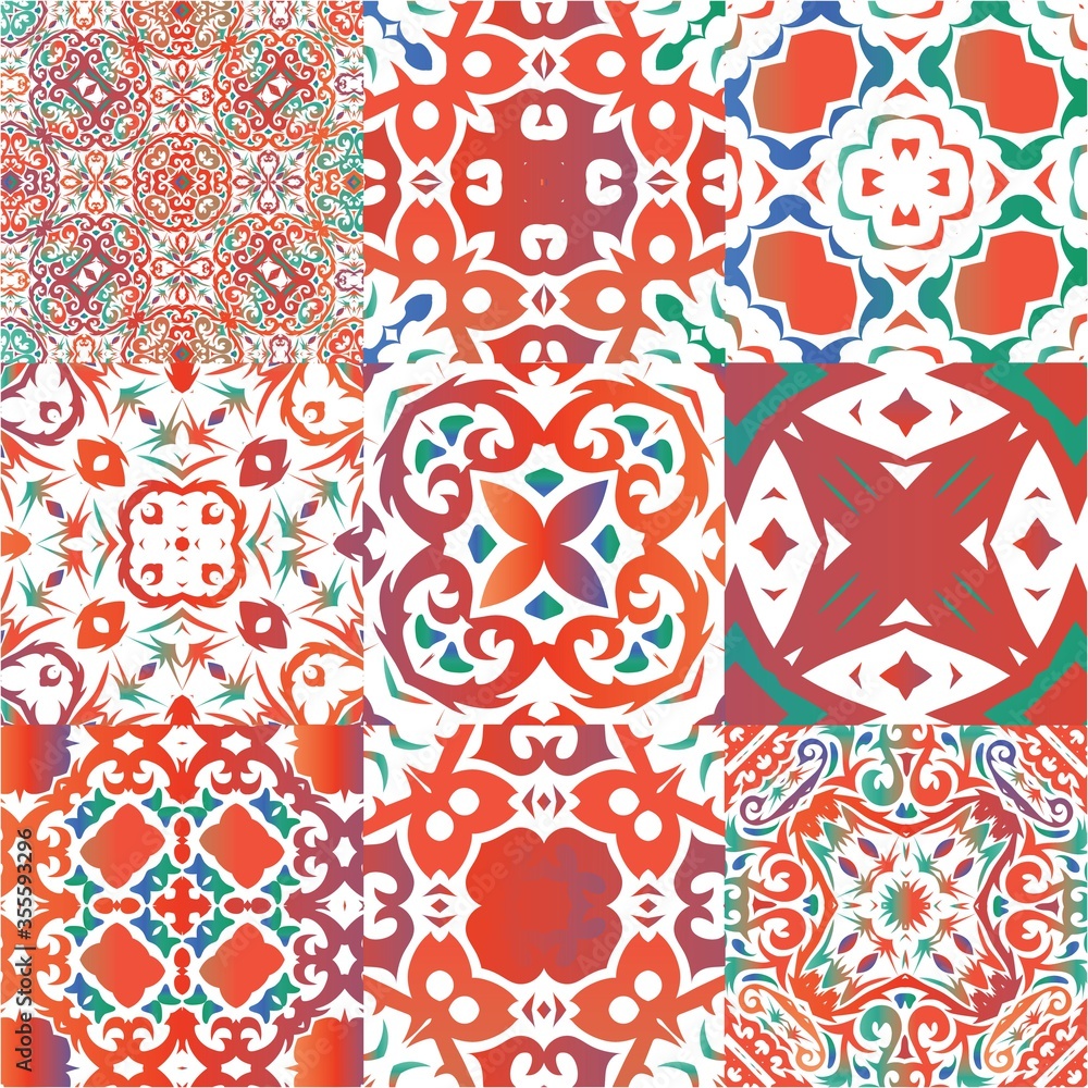 Naklejka premium Mexican ornamental talavera ceramic.