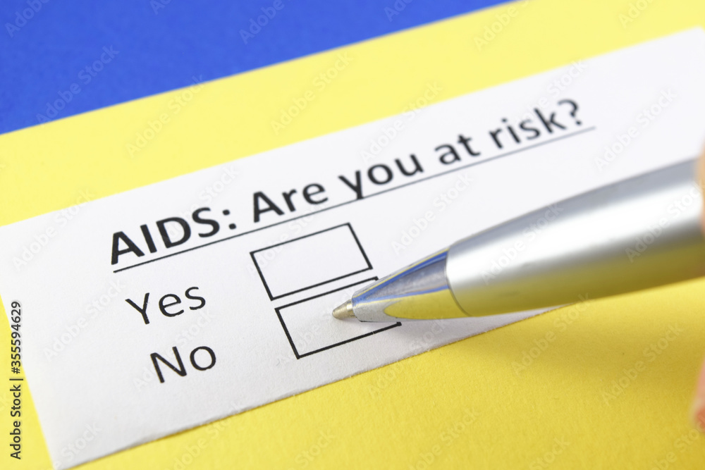 Obraz premium Questionnaire about health problems