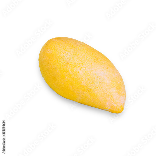 Golden Mango,Yellow Mango on white background.