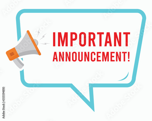 we have got exciting news announcement vector illustration