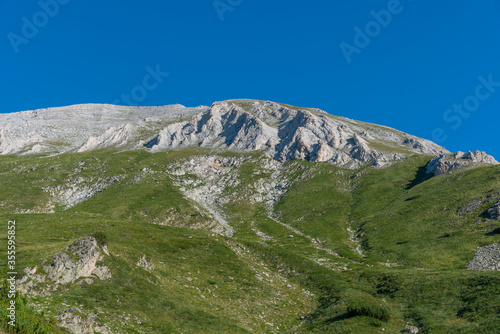 Peaks of Pirin national park in Bulgaria photo