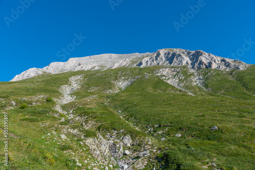 Peaks of Pirin national park in Bulgaria photo