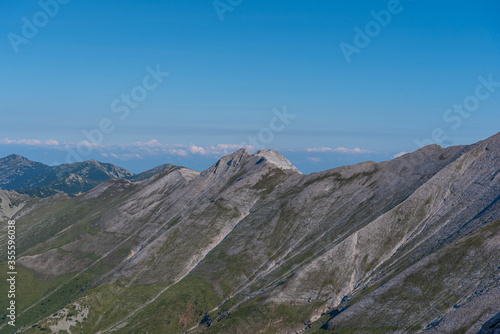 Panorama of Pirin national park in Bulgaria photo