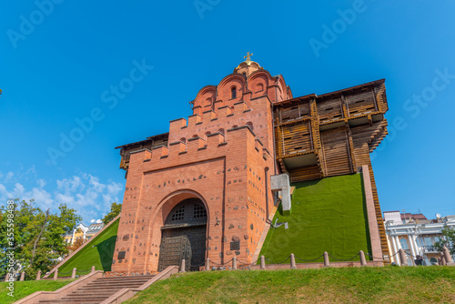 View of the golden gate of Kyiv in the Ukraine photo