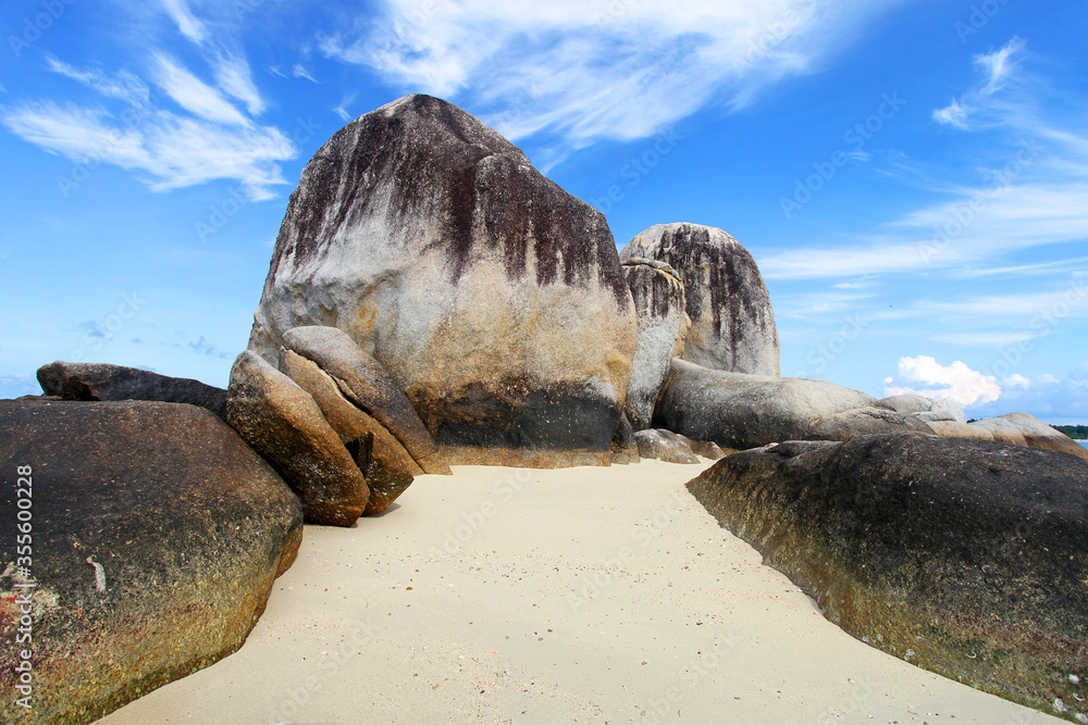 Batu Belayar Island in Belitung, Indonesia