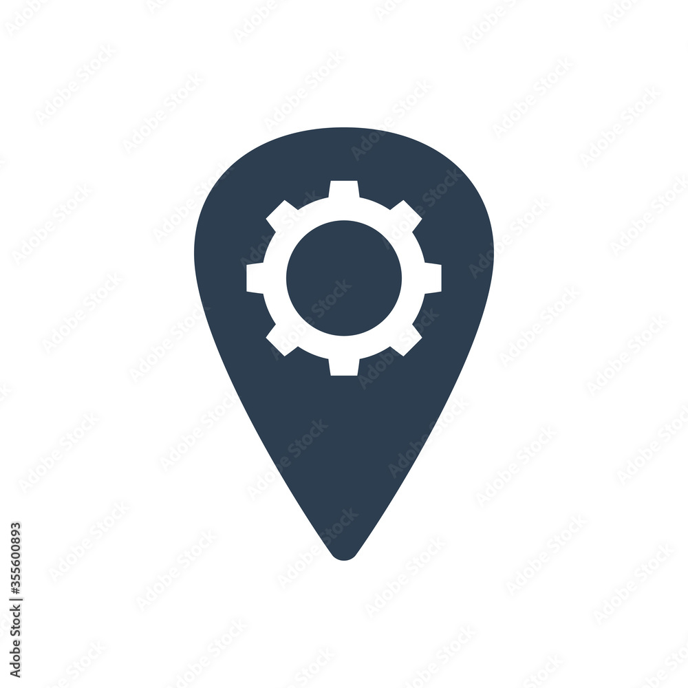 Location Configuration Icon Location Configuration Icon