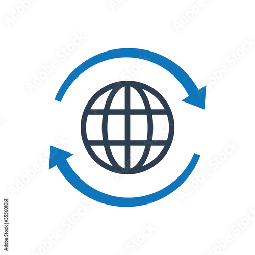 Global communication icon