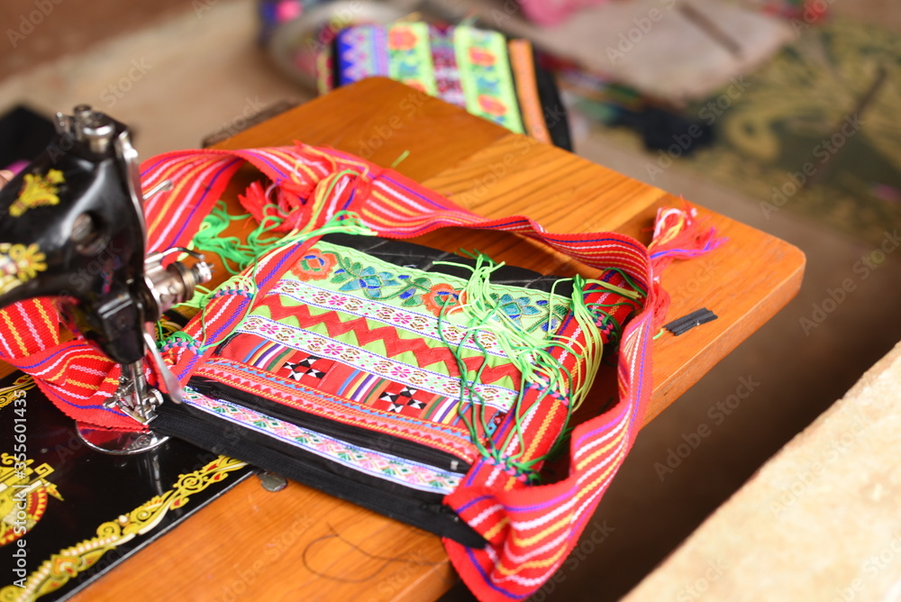 Traditional Handicraft Bags Sold In Market Myanmar Stock Photo - Download  Image Now - iStock
