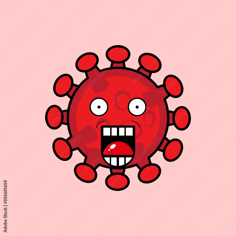 CORONA VIRUS MASCOT CORONA VIRUS MASCOT