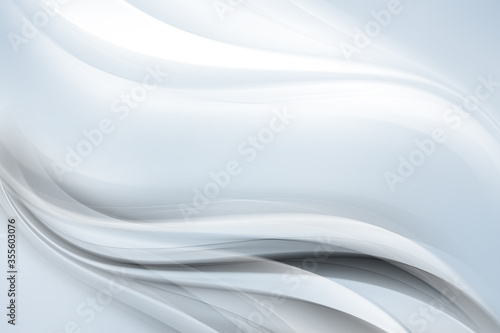 Elegant white waves design. Business modern background.