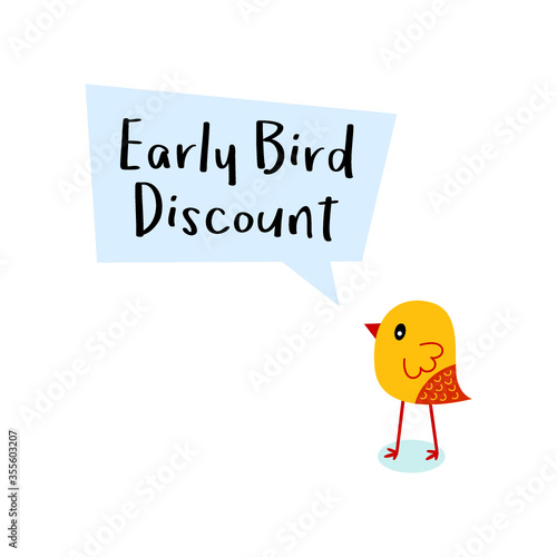 early bird discount message