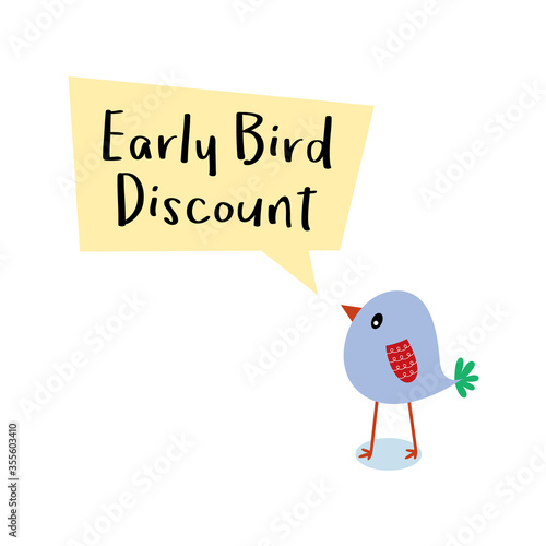 early bird discount message