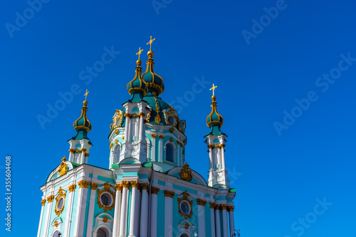 St. Andrew's Church in Kiev, Ukraine photo