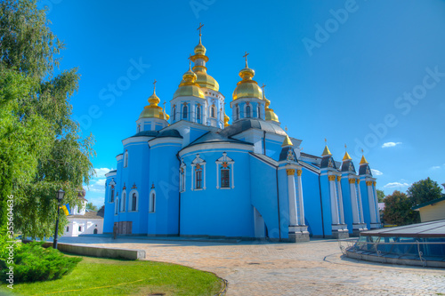 St. Michael's Golden-Domed Monastery in Kiev, Ukraine photo