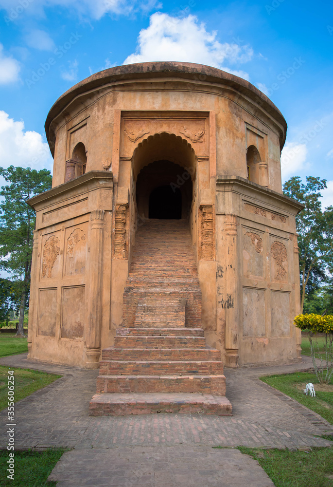 Rang ghar sibsagar assam, is a two-storeyed building which once served as the royal sports-pavilion
