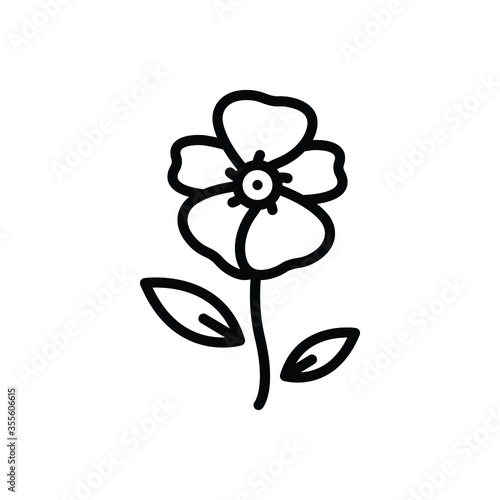 Black line  icon for balsam