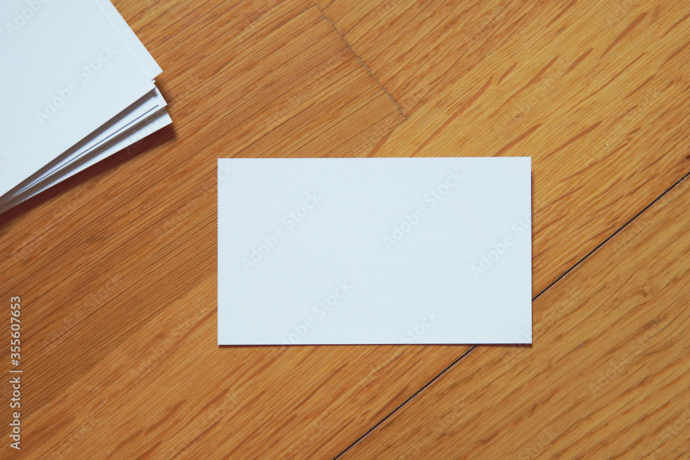 Business card on colored background. Blank name card for company logo, Branding Mock-up. Flat lay. Copy space for text Business card on colored background. Blank name card for company logo, Branding Mock-up. Flat lay. Copy space for text